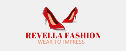 fashion logo design with red stilettos 