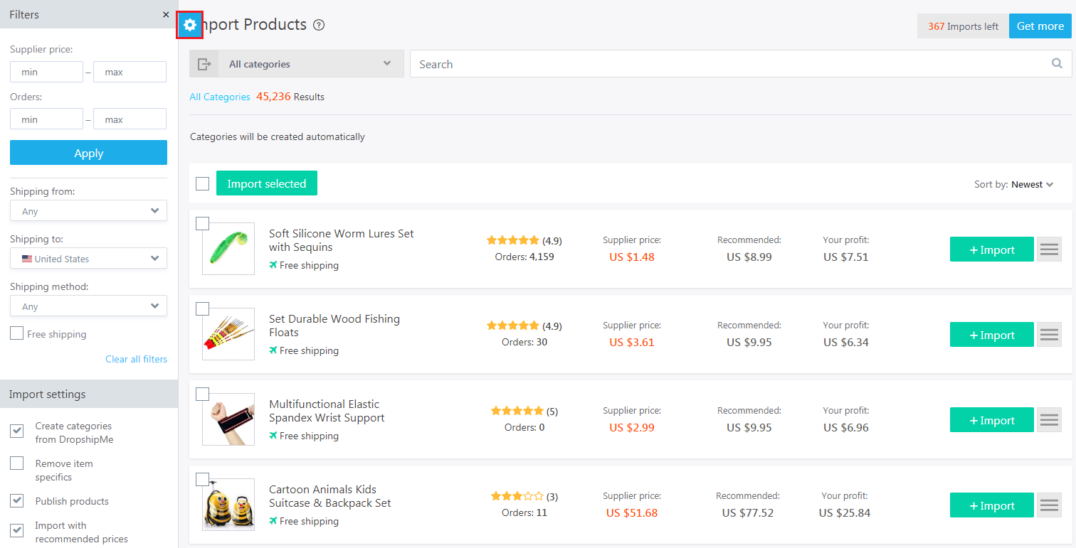 product-filters-import-settings