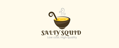 logo template of soup bowl design