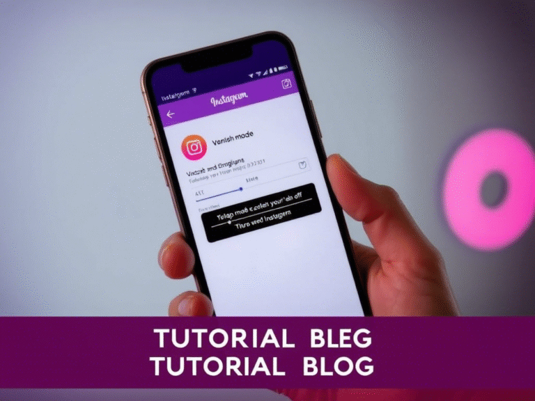 how to turn off vanish mode on Instagram