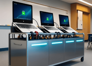 Chromebook charging station