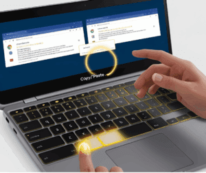 how do you copy and paste on a Chromebook