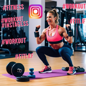 fitness hashtags Instagram
